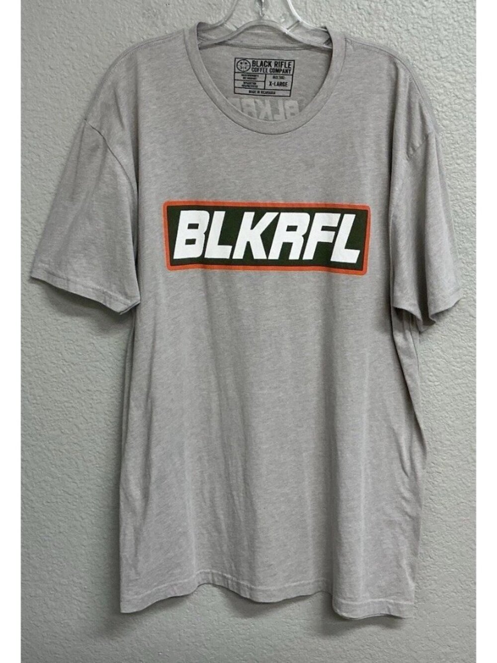 Black Rifle Coffee Company Men's T Shirt Size XL Gray